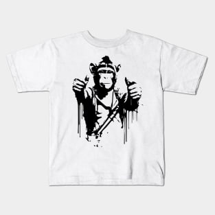 positive monkey Kids T-Shirt